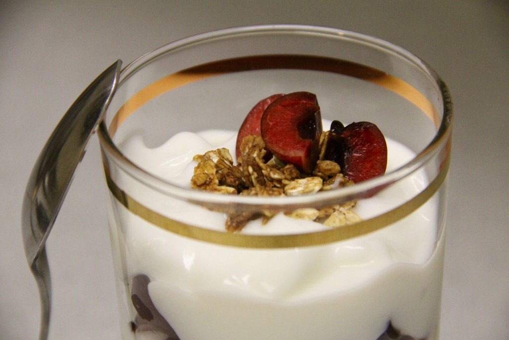 Yogurt and Cherry Parfait Amy's Healthy Baking