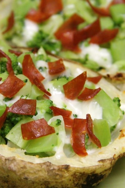 Simple Potato Skins {Don’t Waste Your Potatoes on French Fries}
