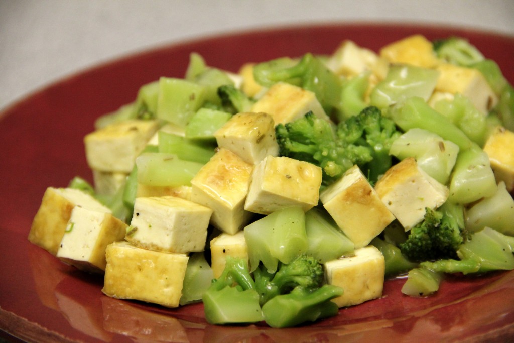 Tofu and Broccoli with LemonRosemary Sauce Amy's Healthy Baking
