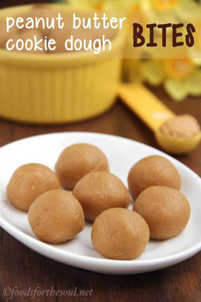 Peanut Butter Cookie Dough Bites Amy's Healthy Baking