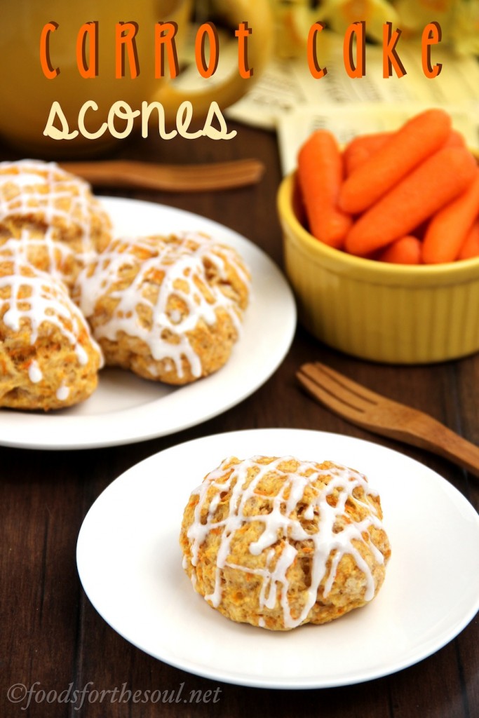 Carrot Cake Scones Amy's Healthy Baking