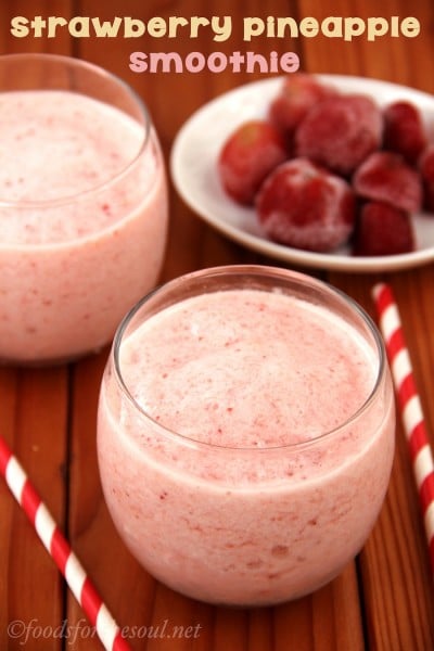 Strawberry Pineapple Smoothie