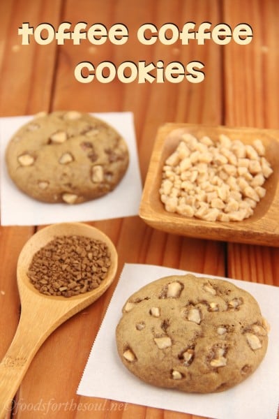Toffee Coffee Cookies