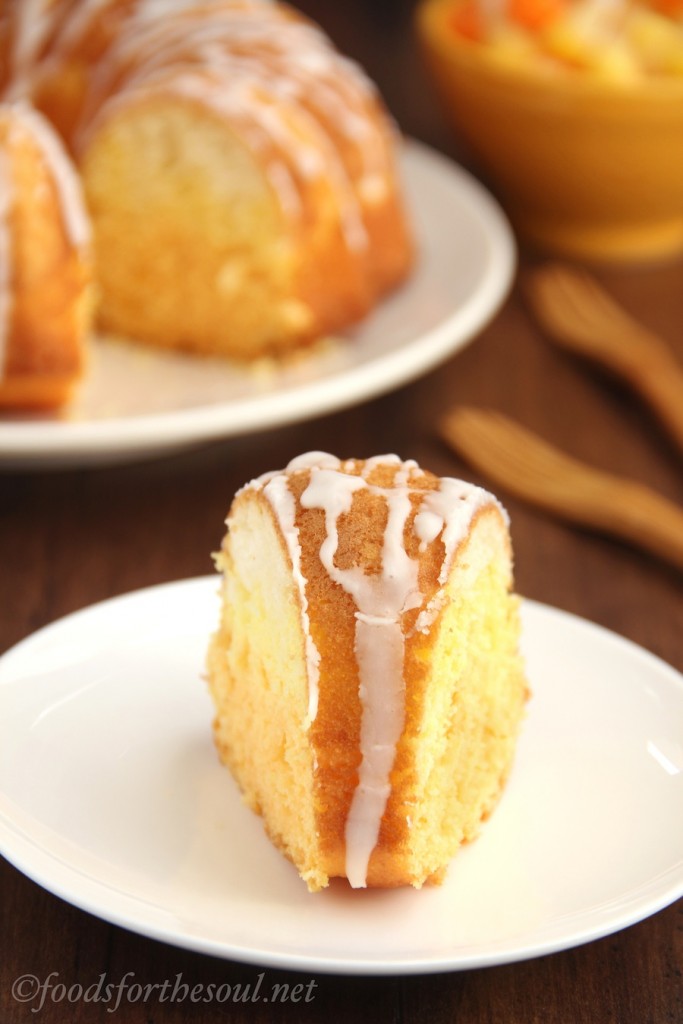 Citrus Candy Corn Bundt Cake Amy's Healthy Baking