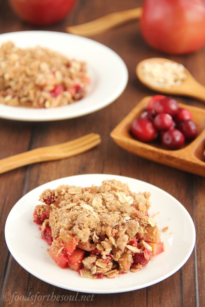 Healthy Cranberry Apple Crisp Amy's Healthy Baking