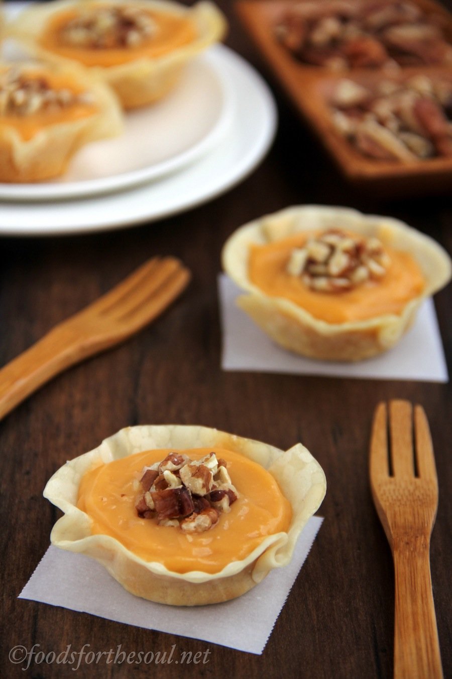 Butterscotch Pecan Tartlets | Amy's Healthy Baking