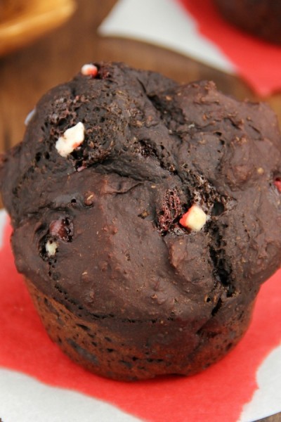 Chocolate Peppermint Muffins