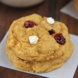 Cranberry Cream Cheese Pumpkin Cookies