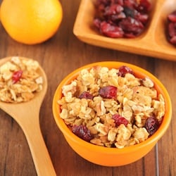 Cranberry Orange Pecan Granola