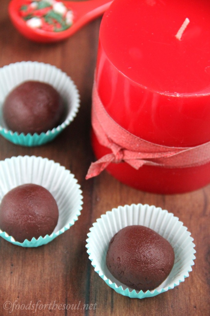 Dark Chocolate Peppermint Truffles Amy's Healthy Baking