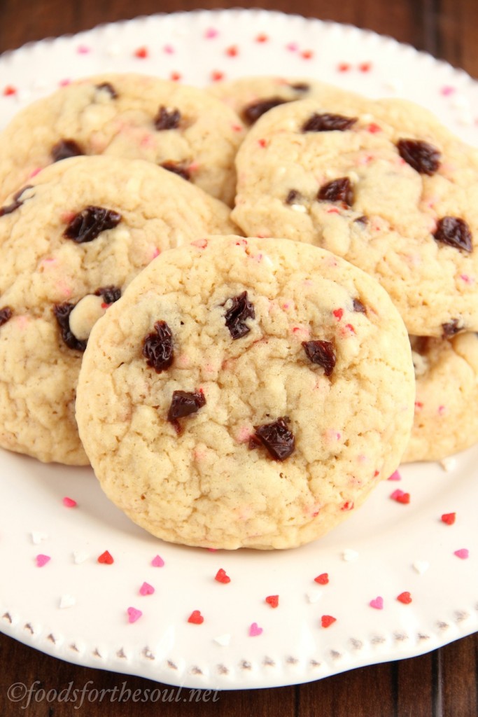 Cherry Funfetti Valentine Cookies Amy's Healthy Baking
