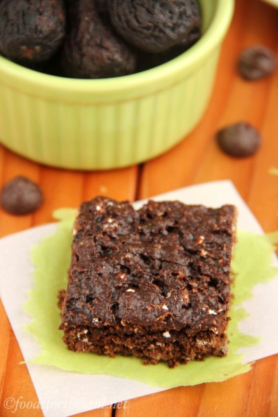 Healthy Chocolate Fig Bars