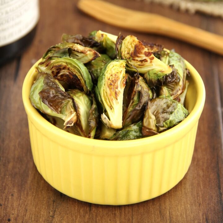 Easy Skinny Roasted Brussels Sprouts