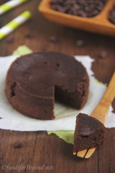 Healthy Single-Serving Microwave Brownie