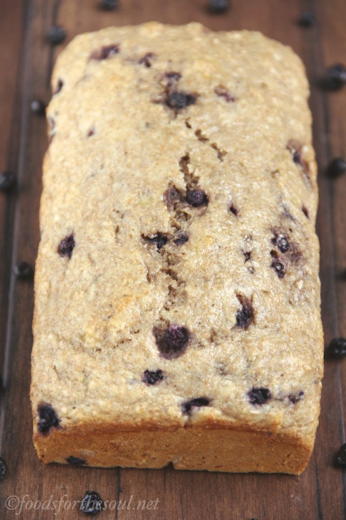 Whole Wheat Blueberry Banana Bread Amy's Healthy Baking