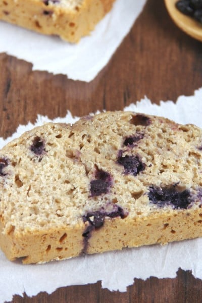 Whole Wheat Blueberry Banana Bread