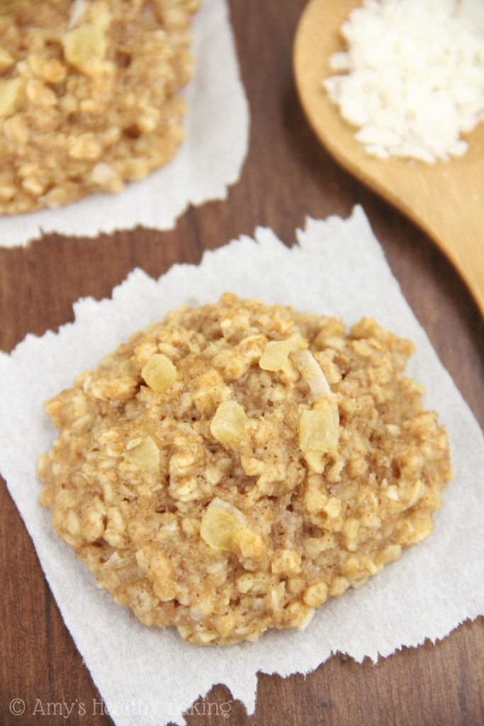 Pineapple Coconut Oatmeal Cookies Amy's Healthy Baking