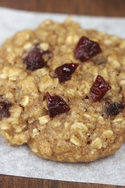 Cherry Peanut Butter Oatmeal Cookies