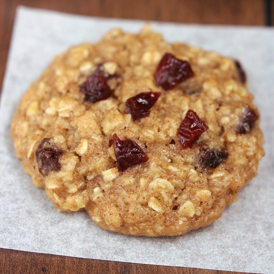 Cherry Peanut Butter Oatmeal Cookies
