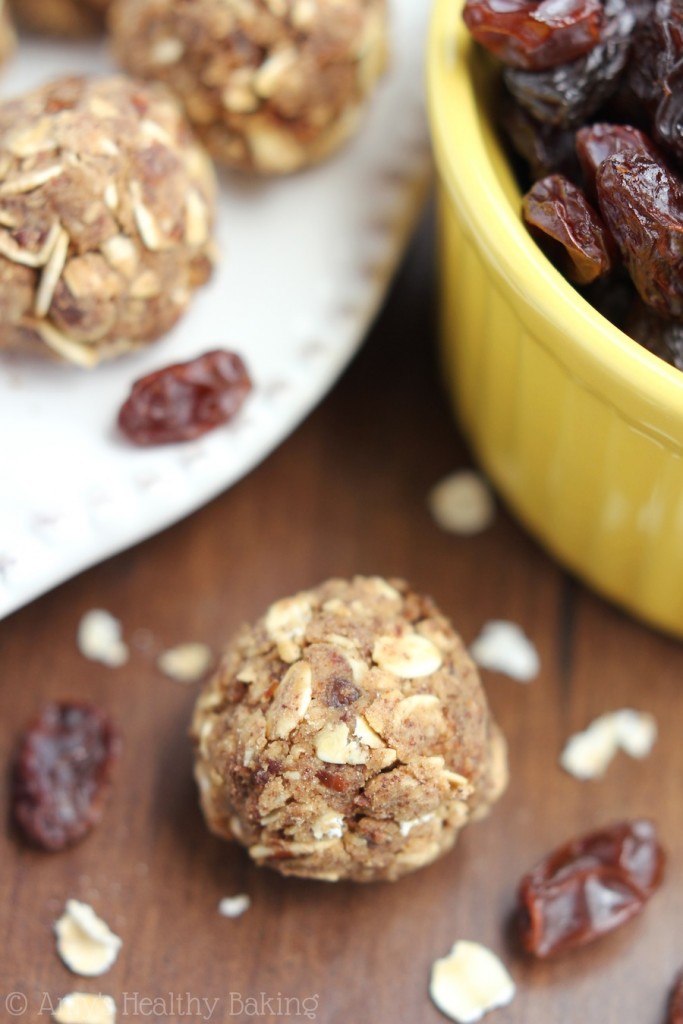 Oatmeal Raisin Energy Bites Amy's Healthy Baking