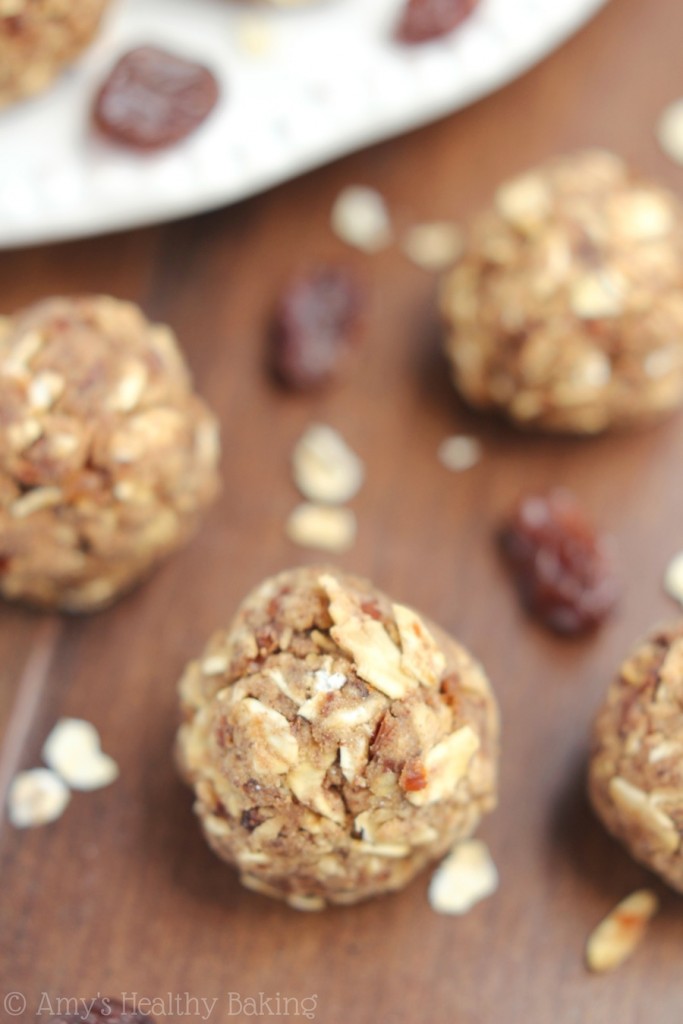 Oatmeal Raisin Energy Bites Amy's Healthy Baking