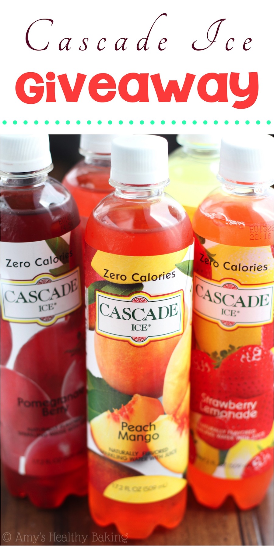 Cascade Ice Giveaway! {Ended} | Amy's Healthy Baking