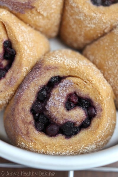 Overnight Blueberry Sweet Rolls