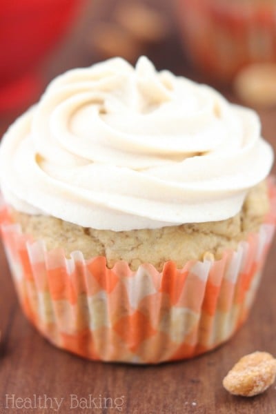 Clean “Elvis” Peanut Butter Banana Cupcakes