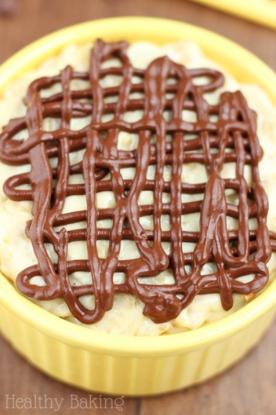 Skinny Boston Cream Pie Oatmeal