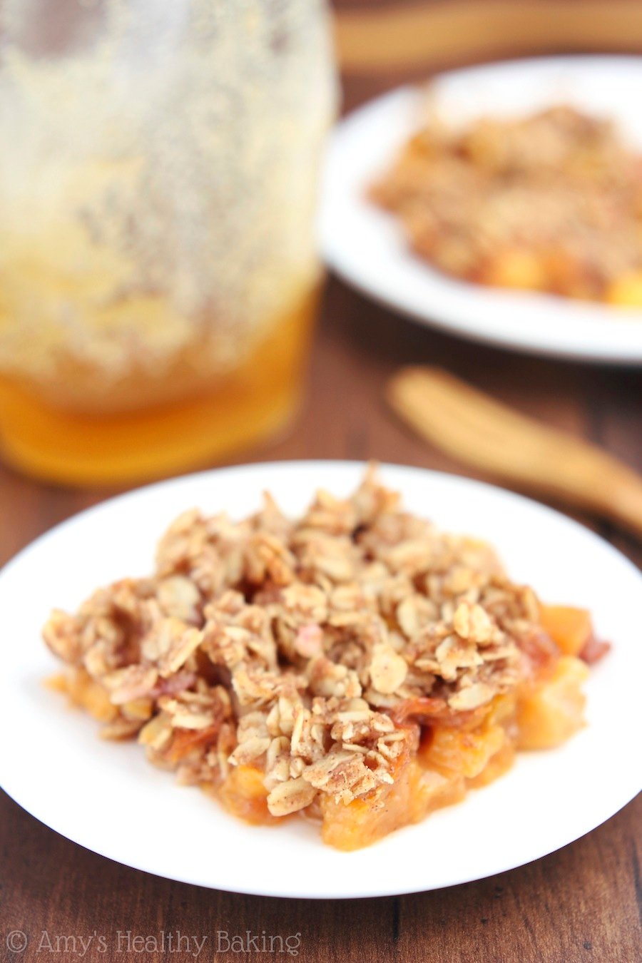 The Ultimate Healthy Peach Crisp