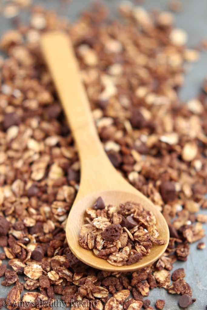 Double Chocolate Brownie Granola Amy's Healthy Baking