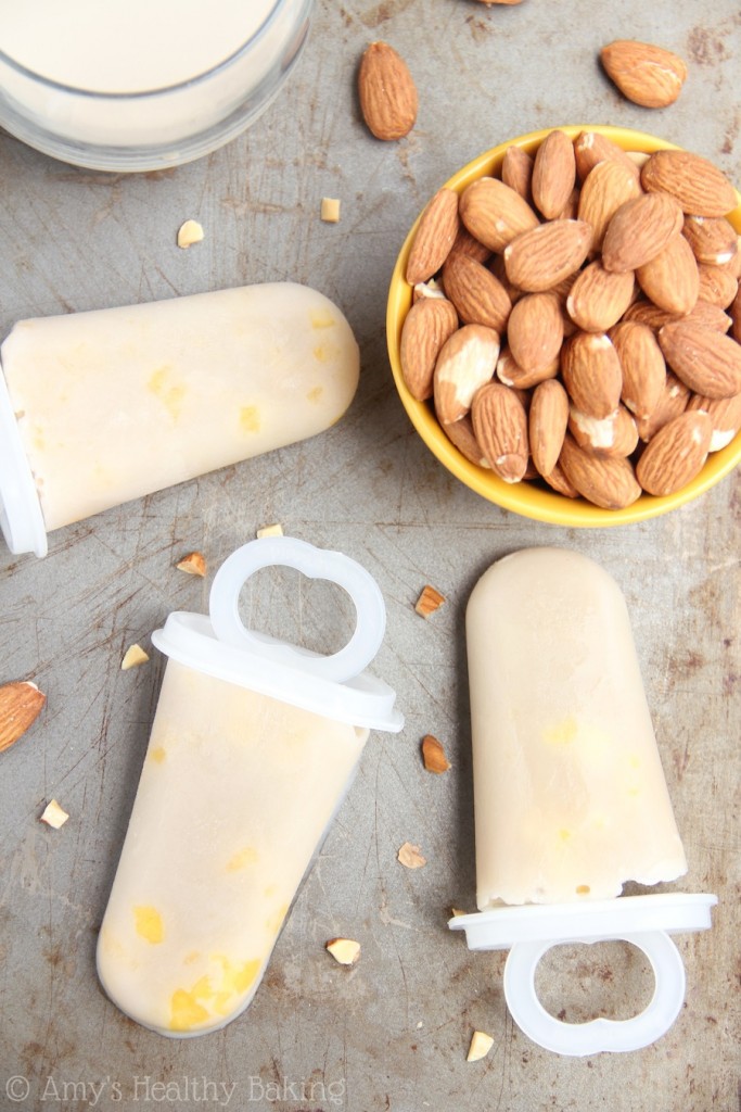 Mango Almond Popsicles Amy's Healthy Baking