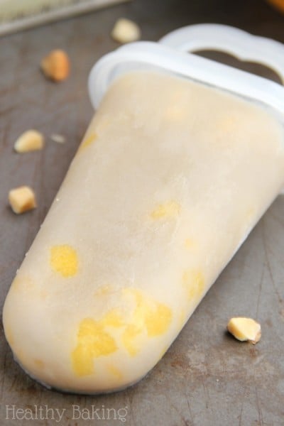 Silk Almond Milk Recipe: Mango Almond Popsicles