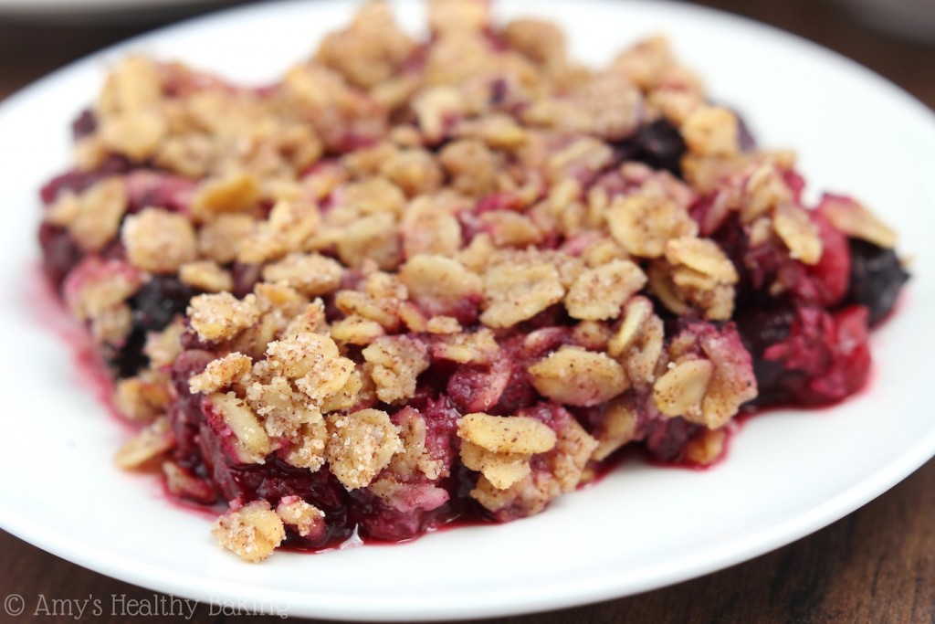 Healthy Almond Berry Crumble Amy's Healthy Baking