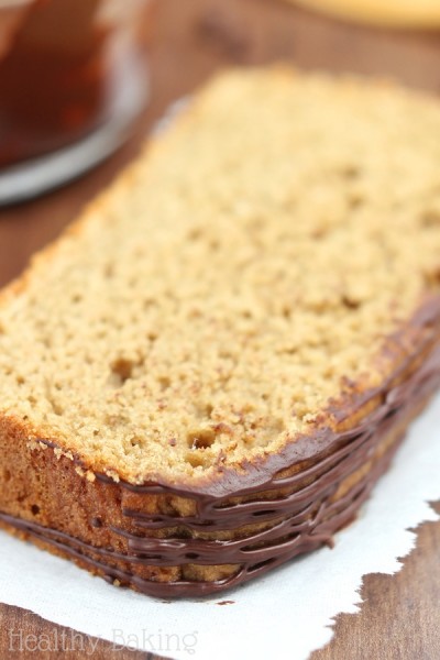 Coffee Loaf Cake with Dark Chocolate Drizzle
