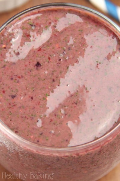 Mixed Berry Green Smoothie