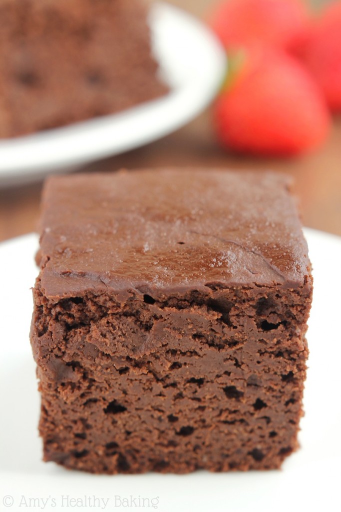 Slow Cooker Chocolate Fudge Cake (Healthy Recipe) Amy's Healthy Baking