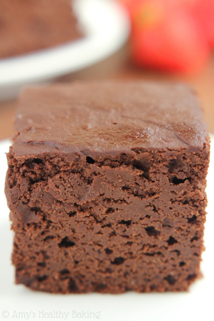 Slow Cooker Chocolate Fudge Cake (Healthy Recipe) Amy's Healthy Baking
