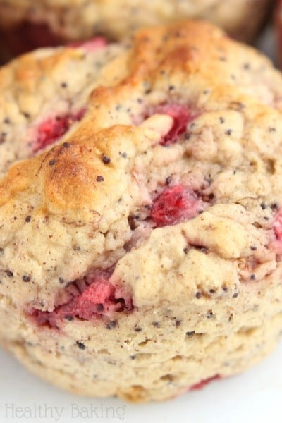 Strawberry Banana Poppy Seed Muffins