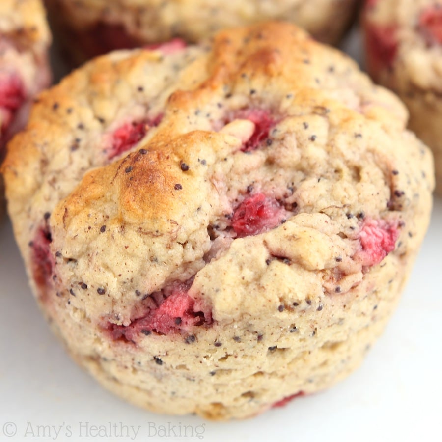 Strawberry Banana Poppy Seed Muffins