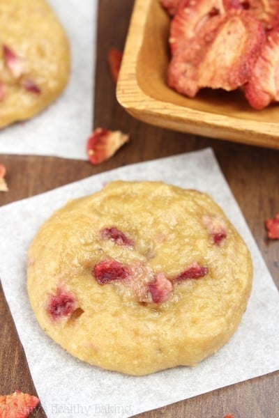 Healthy Strawberry Maple Cookies