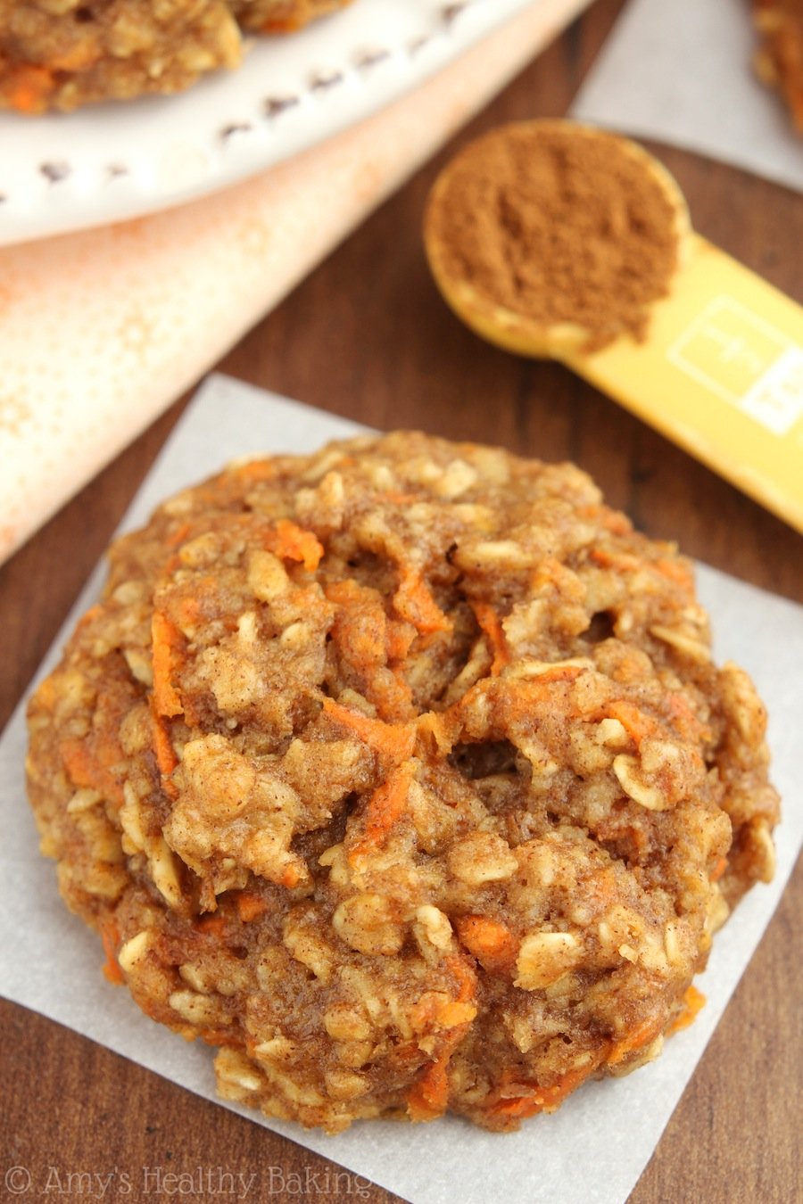 Carrot Cake Oatmeal Cookies With A Step By Step Video Amy S Healthy Baking