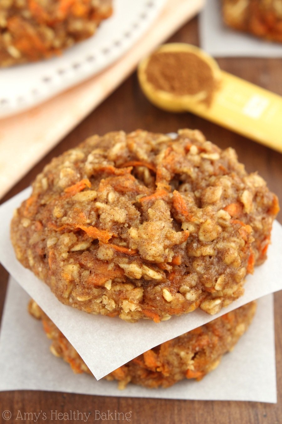 Carrot Cake Oatmeal  Cookies  With a Step by Step Video 