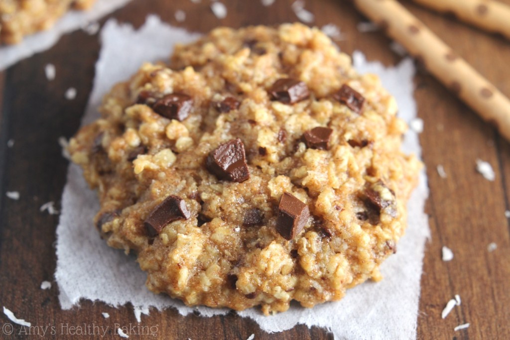 Healthy Almond Joy Oatmeal Cookies Amy's Healthy Baking