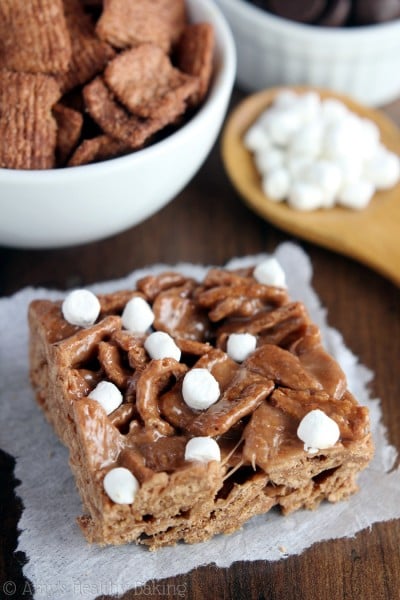 Hot Chocolate Cereal Treats