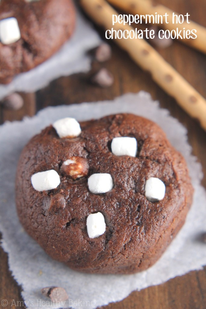 Peppermint Hot Chocolate Cookies Amy's Healthy Baking
