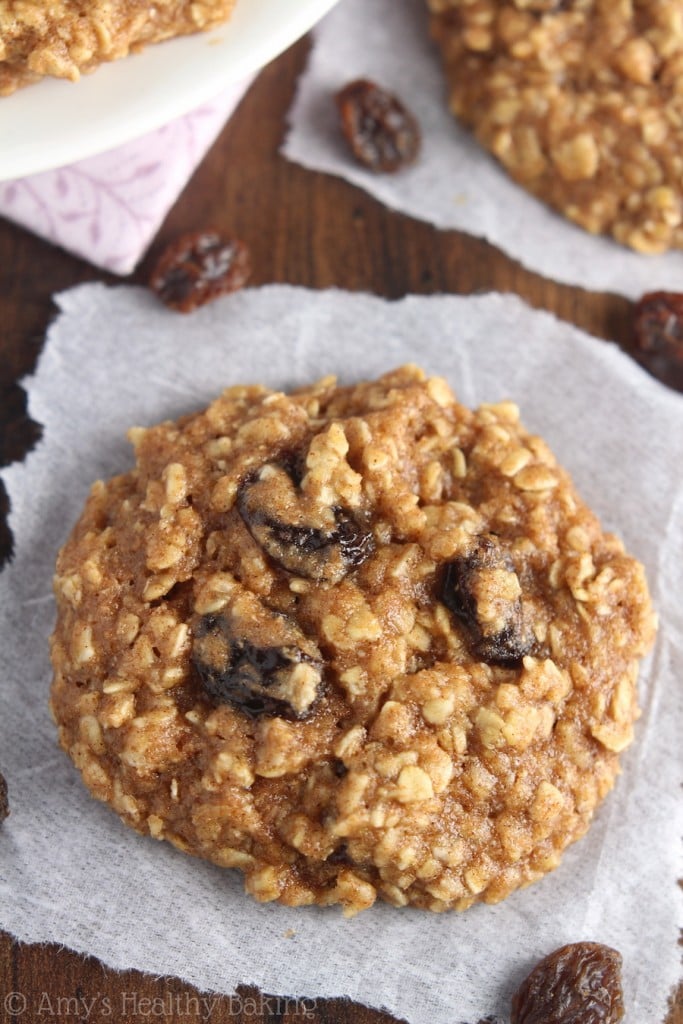 The Ultimate Healthy Soft & Chewy Oatmeal Raisin Cookies Amy's