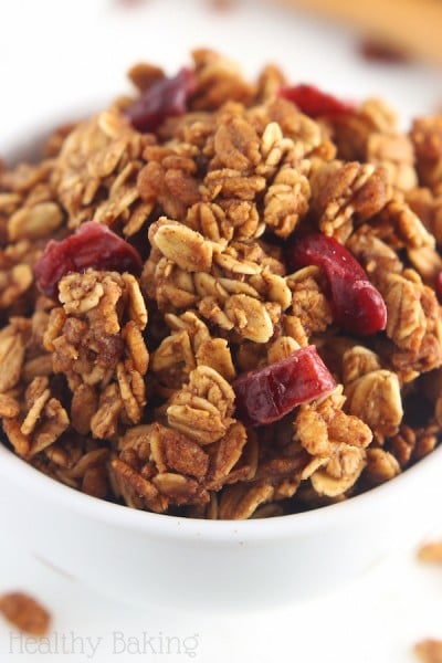 Cranberry Gingerbread Granola