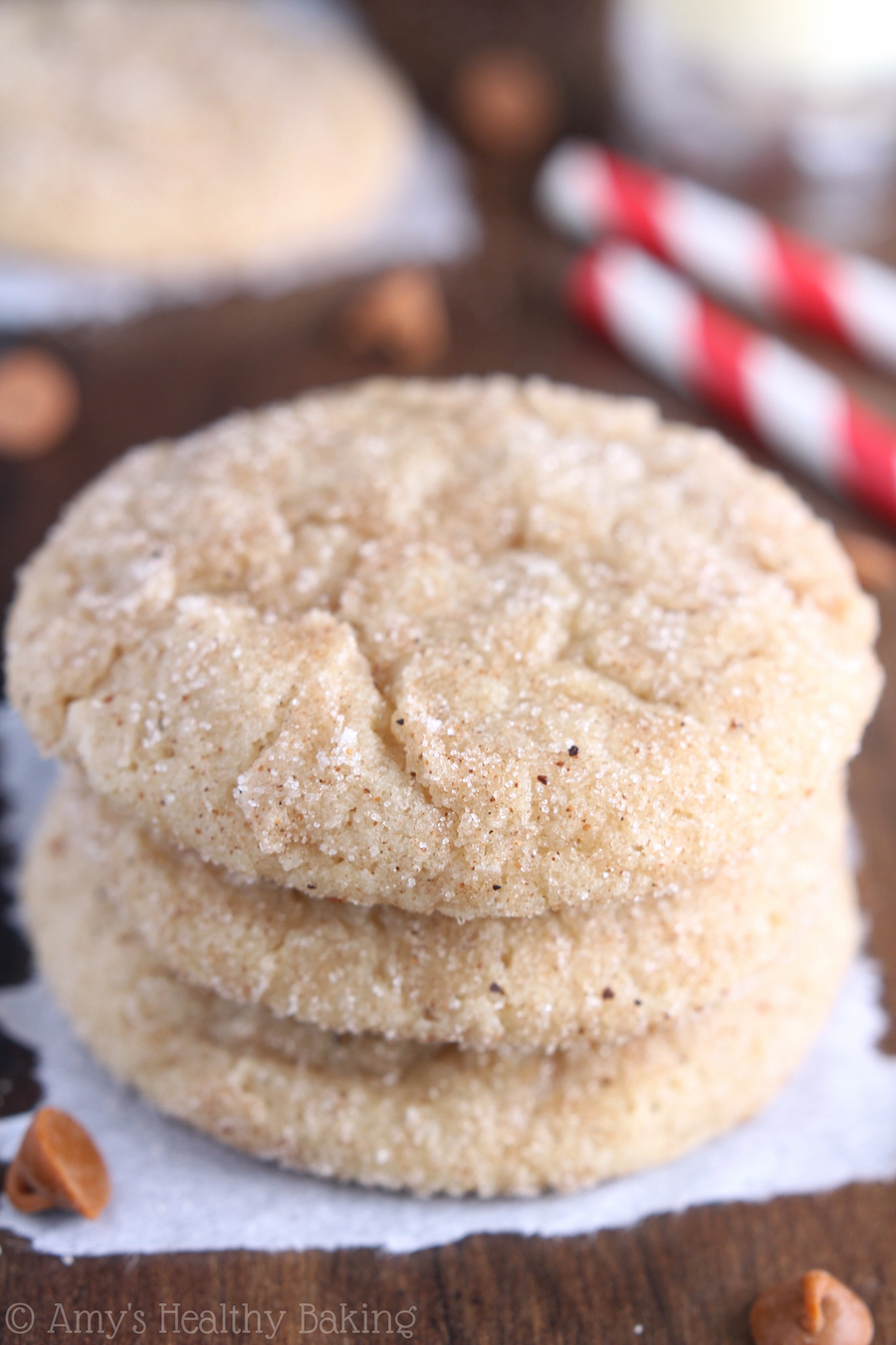 Eggnog Snickerdoodles {Recipe Video!} Amy's Healthy Baking