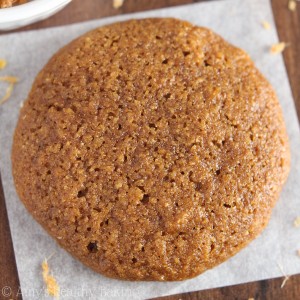Time for an easy holiday baking recipe! These soft baked ginger molasses cookies are the BEST Christmas cookies! They're perfectly chewy with warm, cozy spice flavors. They're low calorie, clean eating, and simple to make too! No cookie cutters! Add these holiday treats to your list of must-make healthy baking recipes and Christmas dessert ideas. Such yummy cookies — everyone will LOVE this healthy soft ginger cookies recipe!!